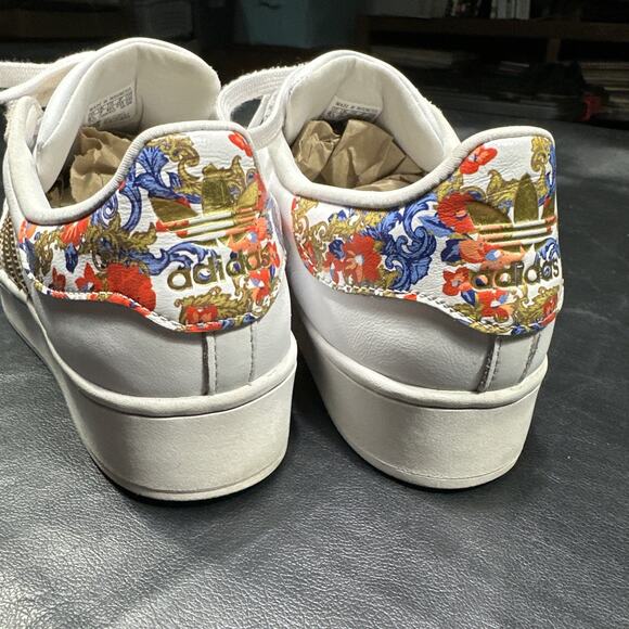 Adidas Superstar Bold x Her Studio Women's 8.5 London Floral Shoes Art BP - Picture 6 of 14